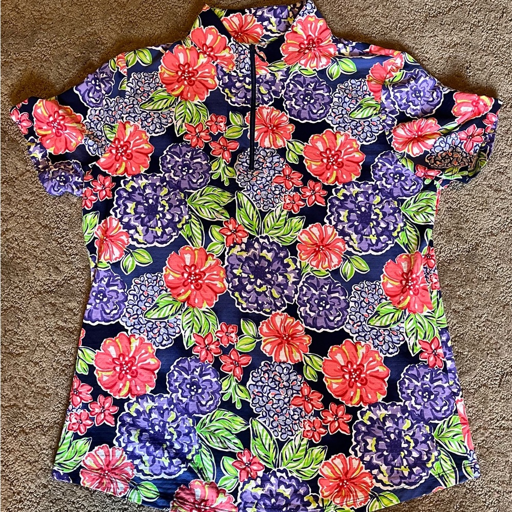 IBKUL women’s short-sleeve golf shirt